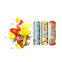 Набор ( 3конф.+3серп.) Набор хлопушек купить в Комсомольске | komsomolsk.salutsklad.ru