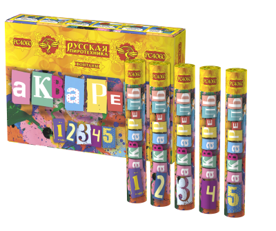 Акварель Фонтан пиротехнический купить в Комсомольске | komsomolsk.salutsklad.ru