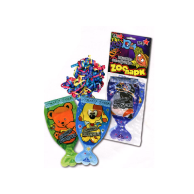 Зоопарк ТСЗ Надувная хлопушка купить в Комсомольске | komsomolsk.salutsklad.ru
