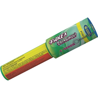 Дымовой (с чекой) зеленый Фальшфейер купить в Комсомольске | komsomolsk.salutsklad.ru