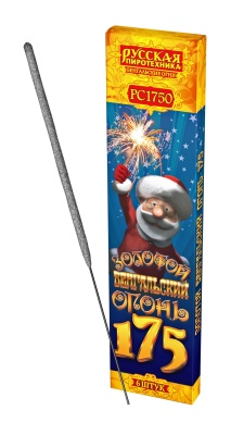 Золотой 175 мм. Бенгальские огни купить в Комсомольске | komsomolsk.salutsklad.ru
