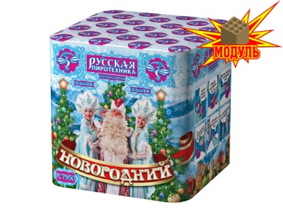 Новогодний 25 Батарея салютов купить в Комсомольске | komsomolsk.salutsklad.ru