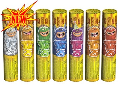 Цветной дым 25 Цветной дым купить в Комсомольске | komsomolsk.salutsklad.ru