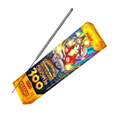 Цветной 300 мм. Бенгальские огни купить в Комсомольске | komsomolsk.salutsklad.ru