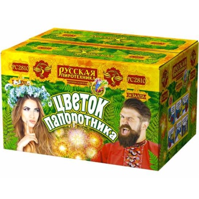 Цветок папоротника Фонтан фейерверк купить в Комсомольске | komsomolsk.salutsklad.ru